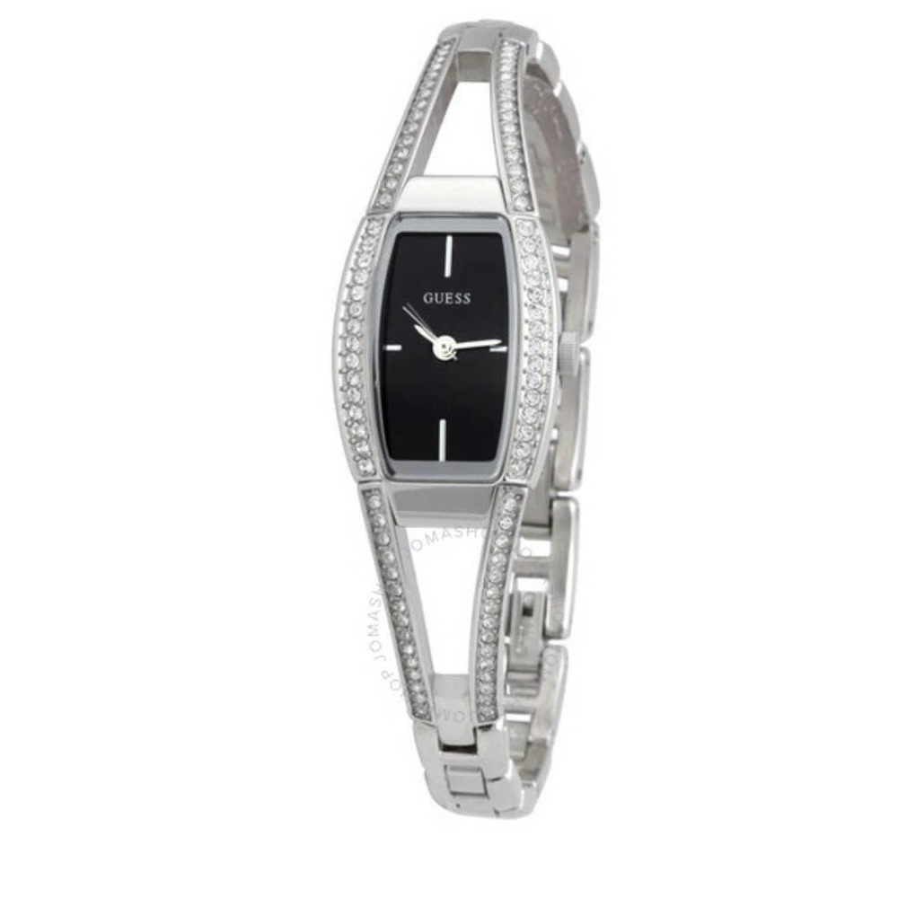 Guess Ladies Stainless Steel Watch Needs Battery Gem
